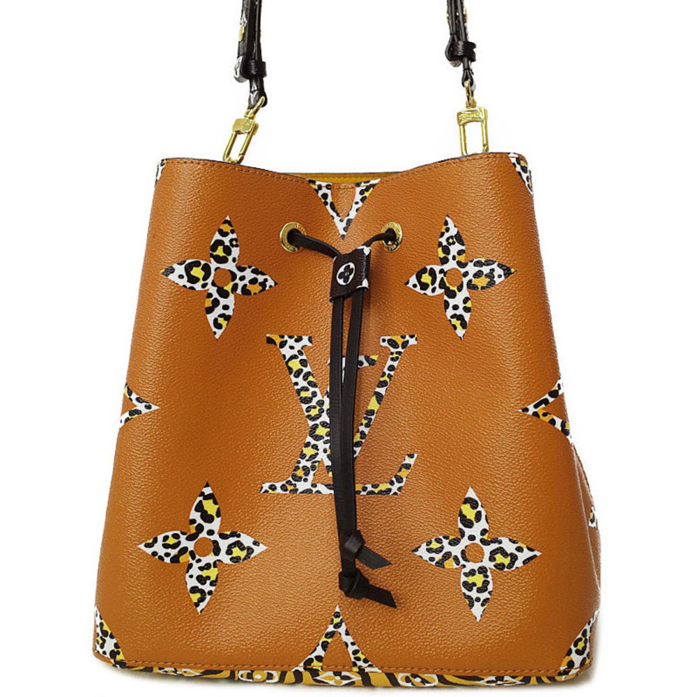 Louis Vuitton Monogram Jungle Neo Noe Shoulder Bag Orange